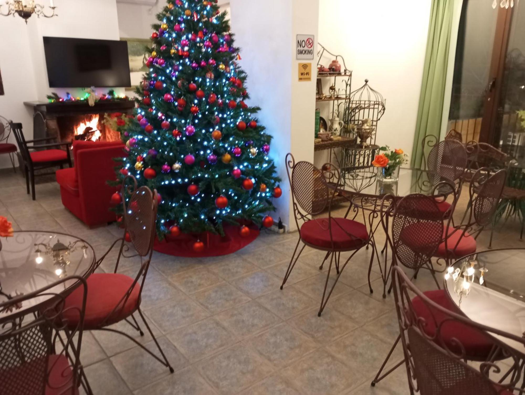 Xenonas Κithαiron Hotel Vilia Bagian luar foto