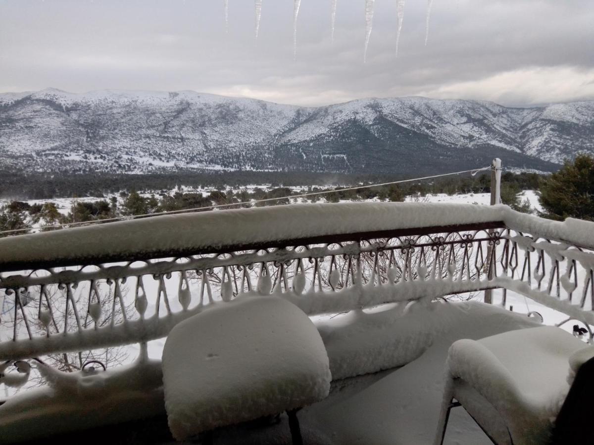 Xenonas Κithαiron Hotel Vilia Bagian luar foto